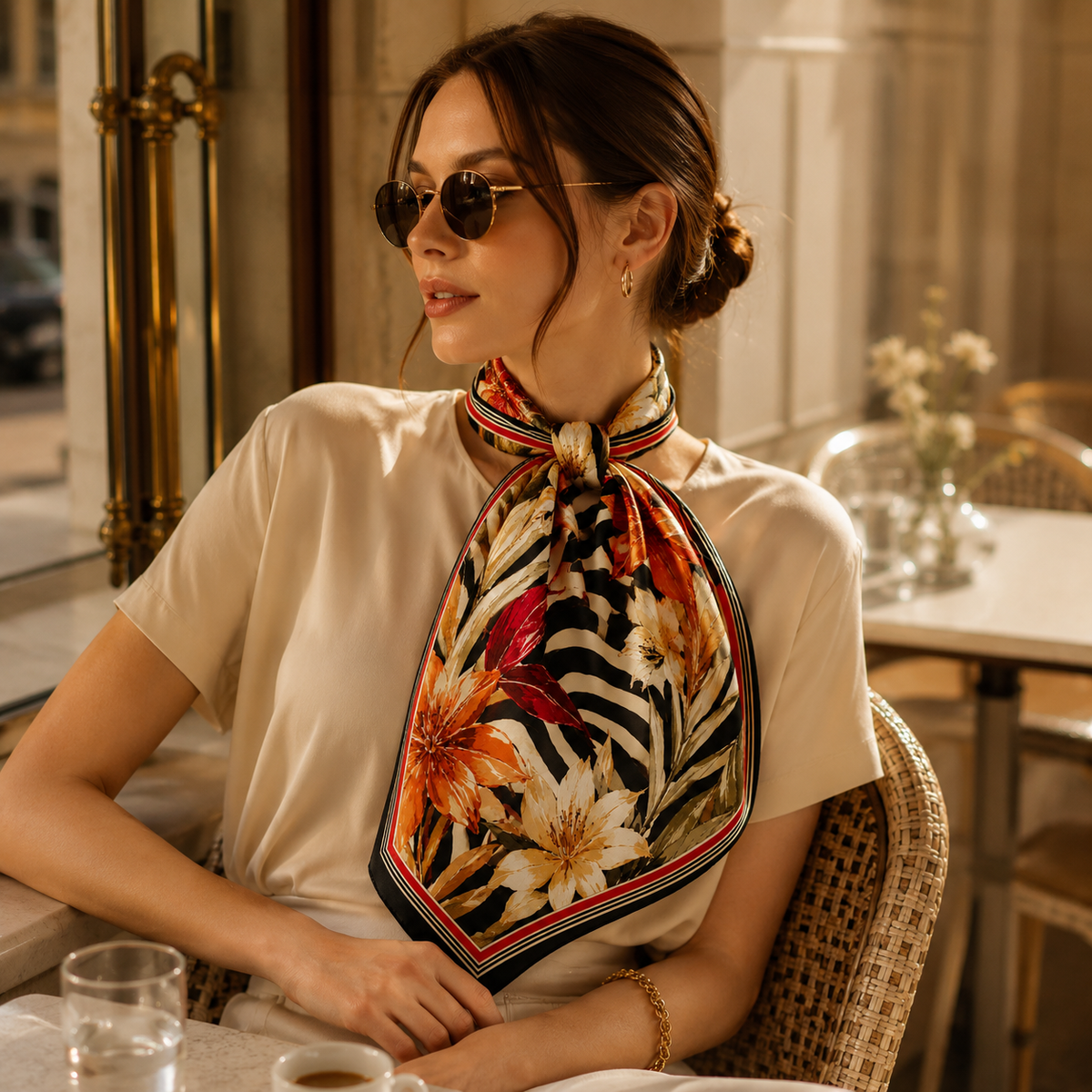 Tropical Zebra Scarf