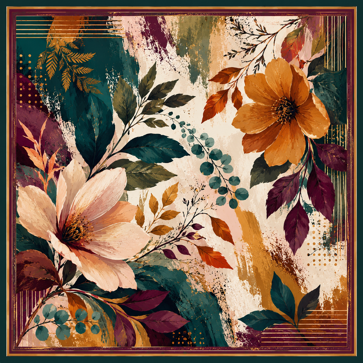 Autumn Garden Scarf