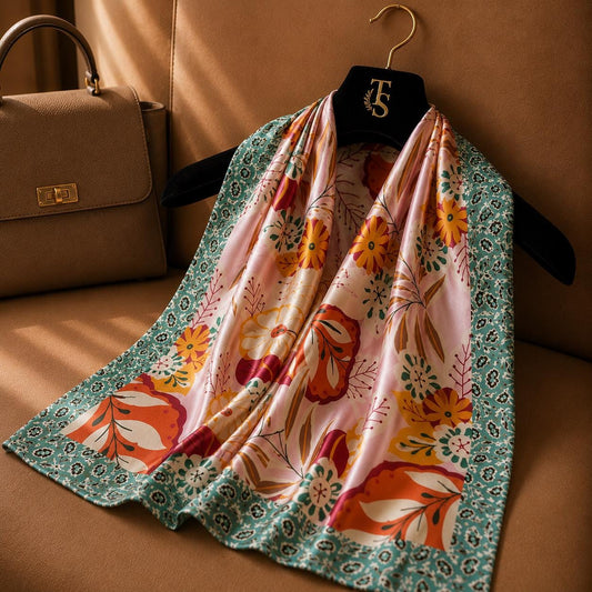 Bohemian Floral Scarf