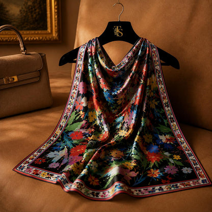 Artistic Floral Scarf