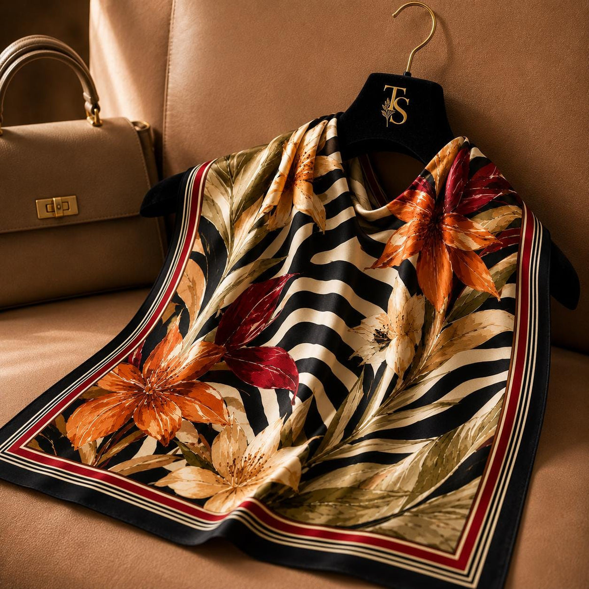 Tropical Zebra Scarf